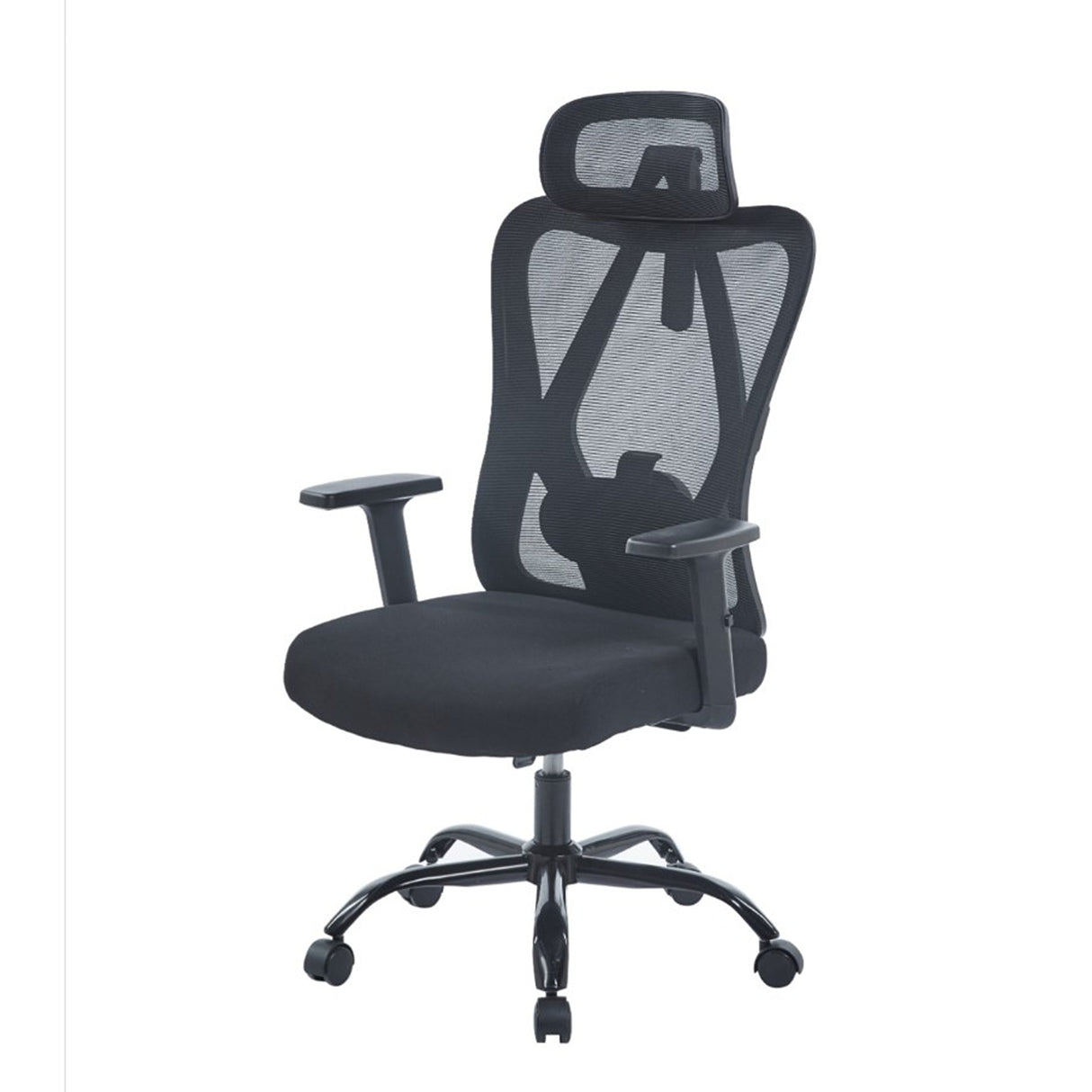 Silla Gerencial Emperatriz Negro 51x117cm con Apoya Cabezas y Soporte Lumbar - SILLAS DE OFICINA | Bylmo