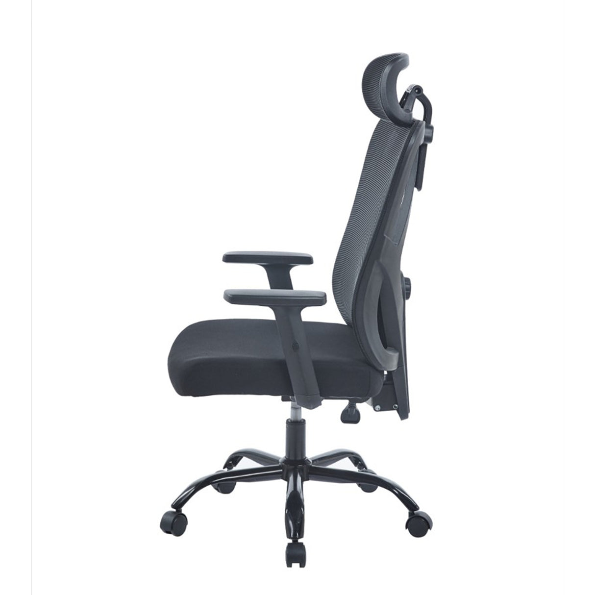 Silla Gerencial Emperatriz Negro 51x117cm con Apoya Cabezas y Soporte Lumbar - SILLAS DE OFICINA | Bylmo