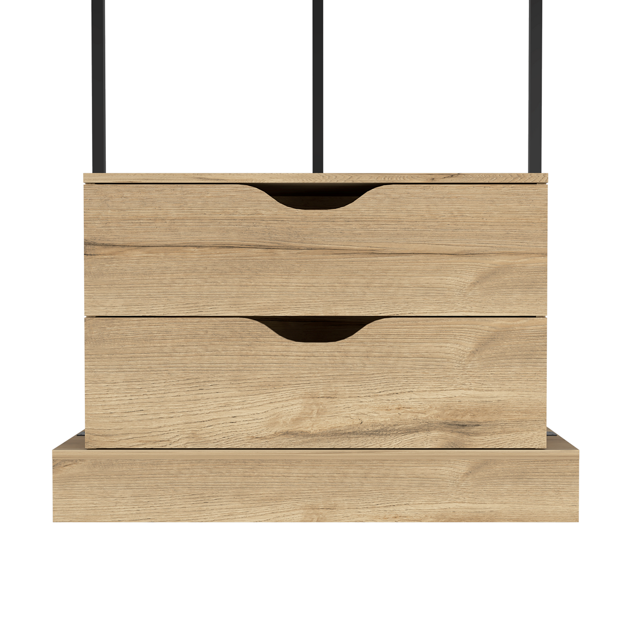 Closet Open Dreams Connect Duna 84x160cm Con Dos Cajones y Sin Puertas - CLOSETS | Bylmo