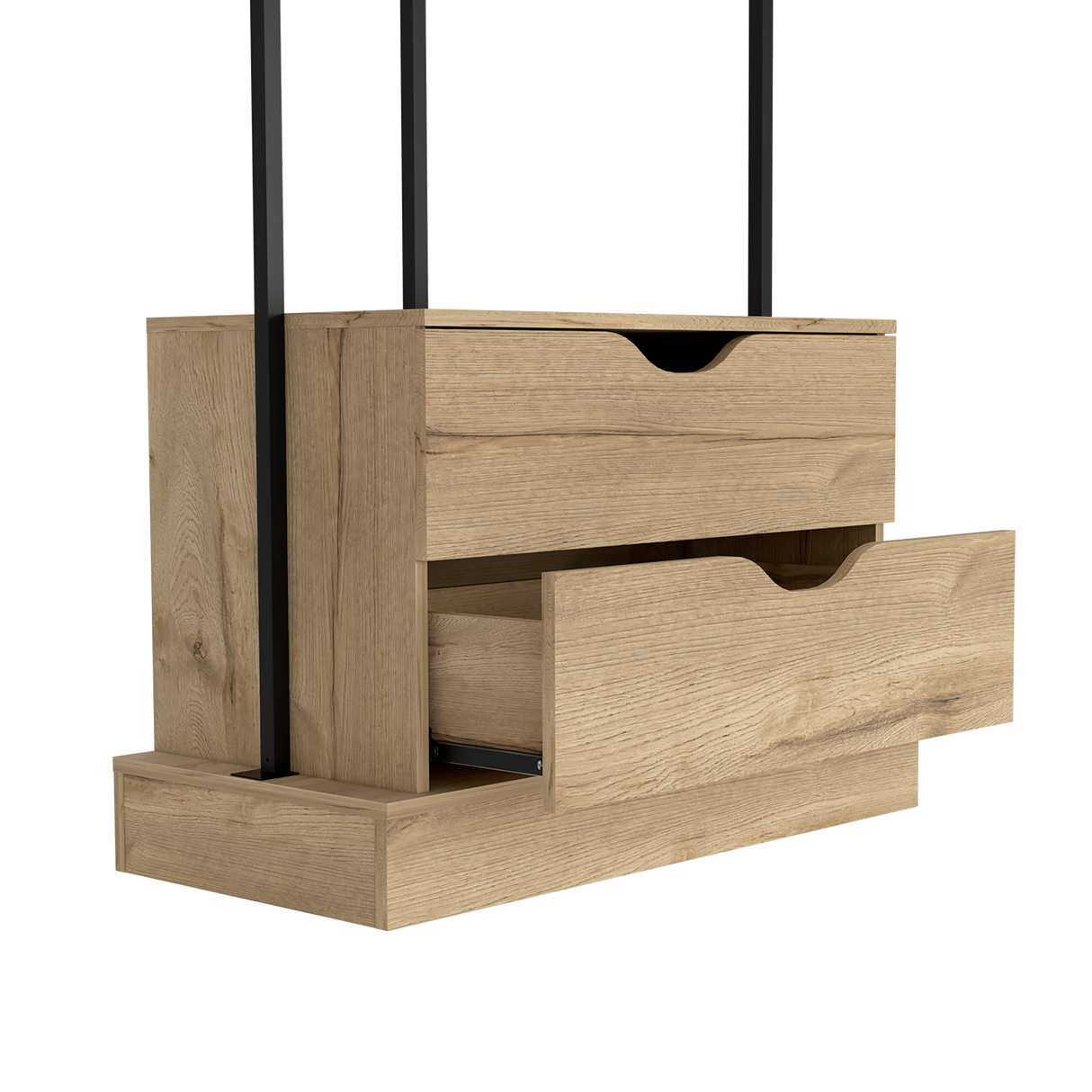 Closet Open Dreams Connect Duna 84x160cm Con Dos Cajones y Sin Puertas - CLOSETS | Bylmo