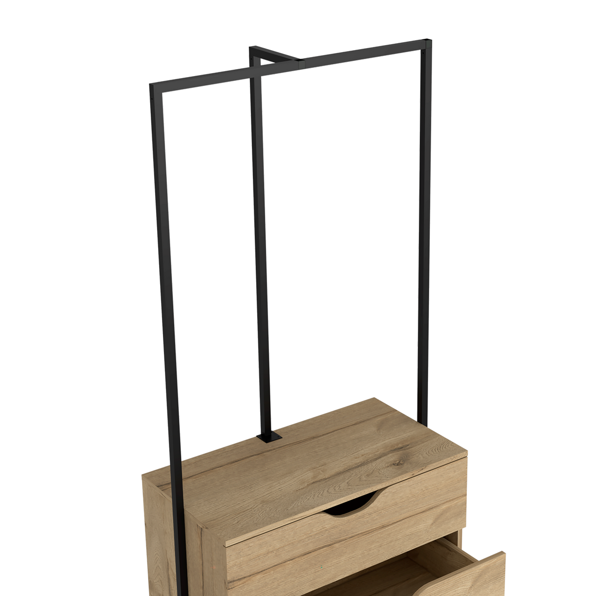 Closet Open Dreams Connect Duna 84x160cm Con Dos Cajones y Sin Puertas - CLOSETS | Bylmo