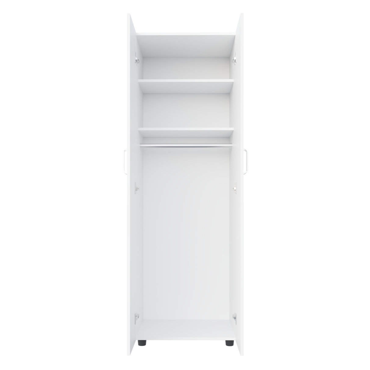 Closet Aurora Blanco 60x180cm Sin Cajones y Dos Puertas - CLOSETS | Bylmo