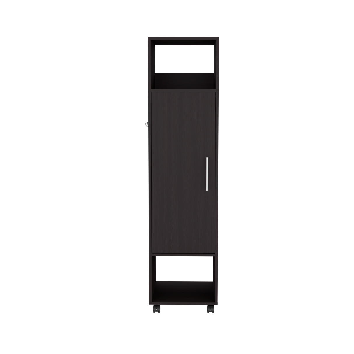 Closet Custer Wengue 40x160cm Sin Cajones Una Puerta y Espejo - CLOSETS | Bylmo
