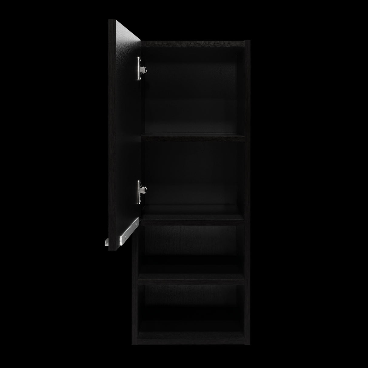 Gabinete de Baño Rectangular Mila Wengue 30x81.7cm Con Tres Entrepaños - GABINETES DE BANHO | Bylmo