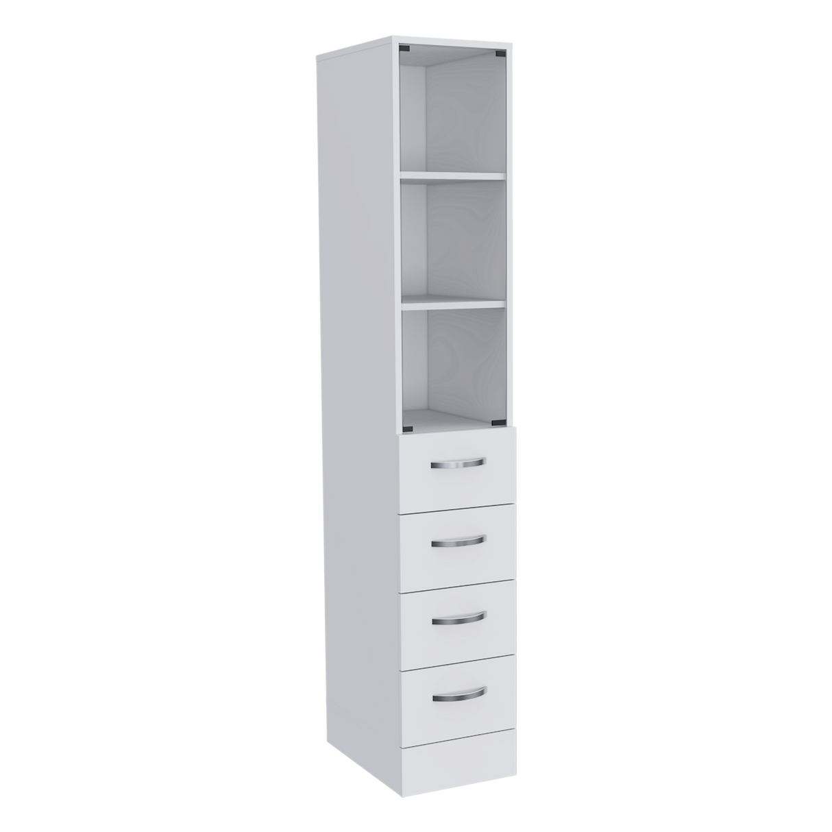 Torre de Baño Vanguard Blanco 30.4x173.45cm Con Patas - MUEBLES DE ASEO Y ROPAS | Bylmo