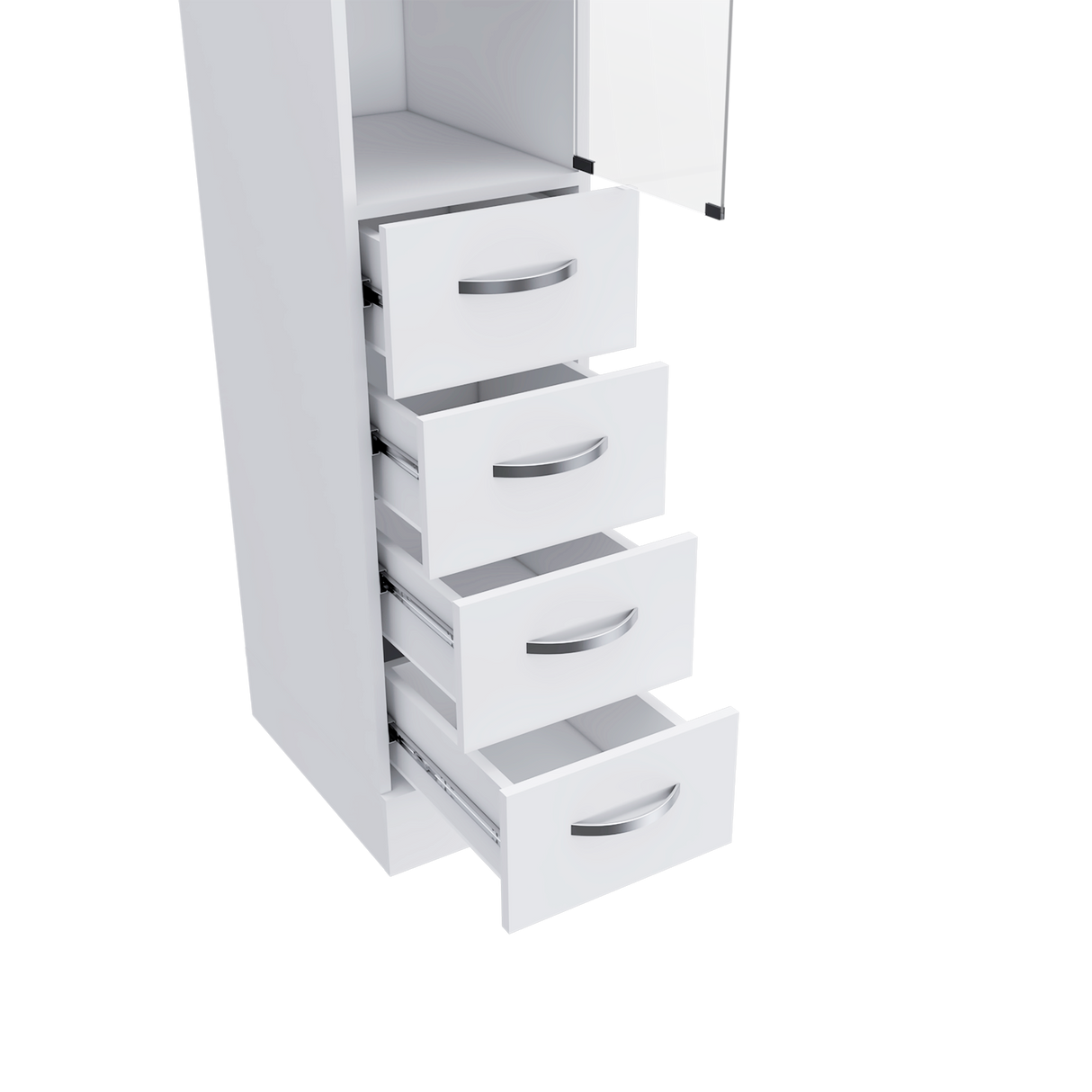 Torre de Baño Vanguard Blanco 30.4x173.45cm Con Patas - MUEBLES DE ASEO Y ROPAS | Bylmo