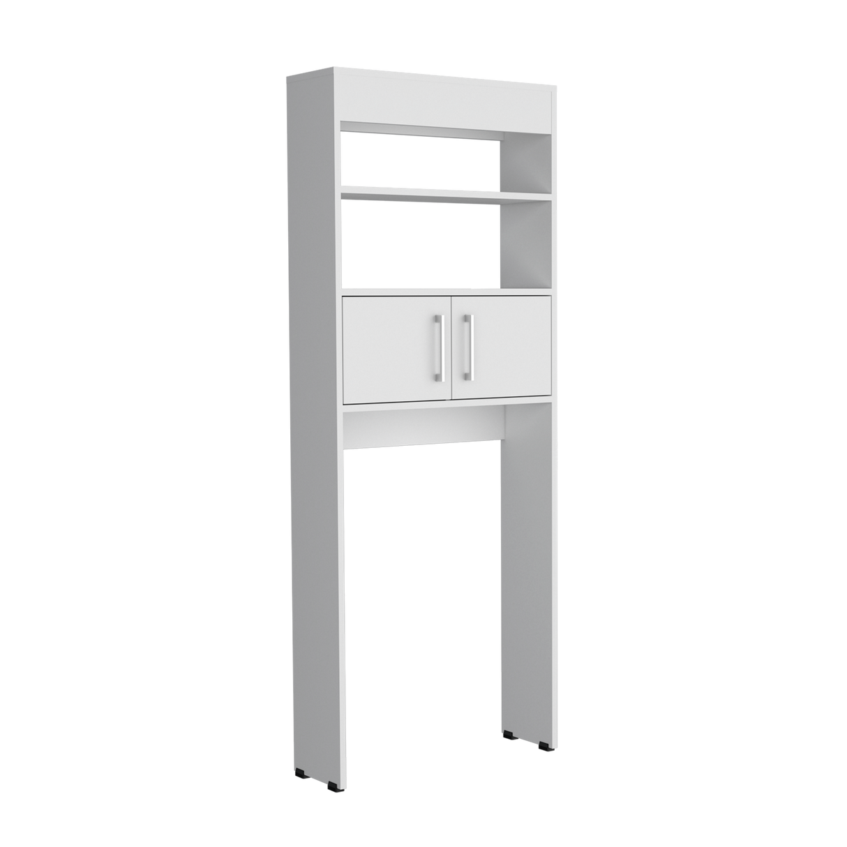 Organizador de Baño Madrid Blanco 62.4x160cm Con Patas y Dos Entrepaños - OTROS MUEBLES PARA BANHO | Bylmo