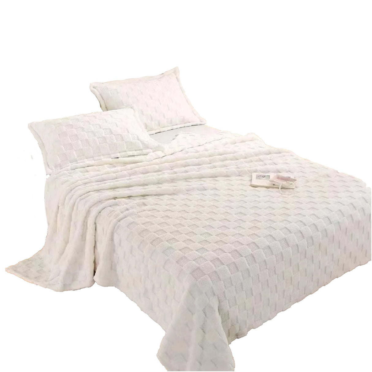 Cobija Ártica Fondo Entero Blanco 200x230cm Muy Suave y Ligera - COBIJAS Y MANTAS | Bylmo