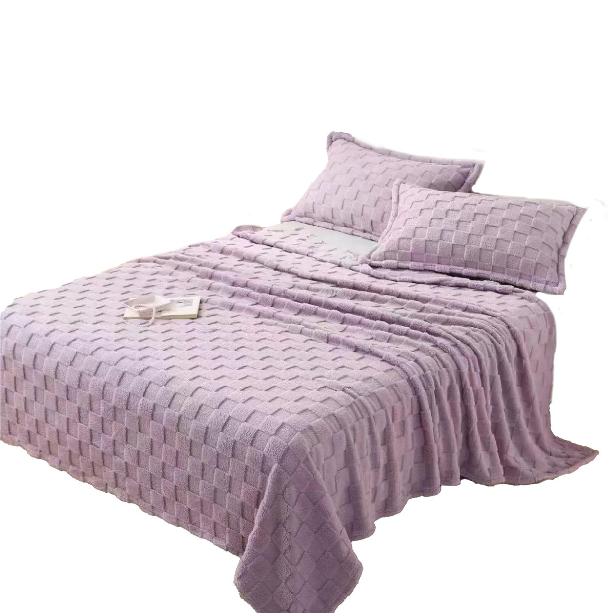 Cobija Ártica Fondo Entero Morado 200x230cm Muy Suave y Ligera - COBIJAS Y MANTAS | Bylmo