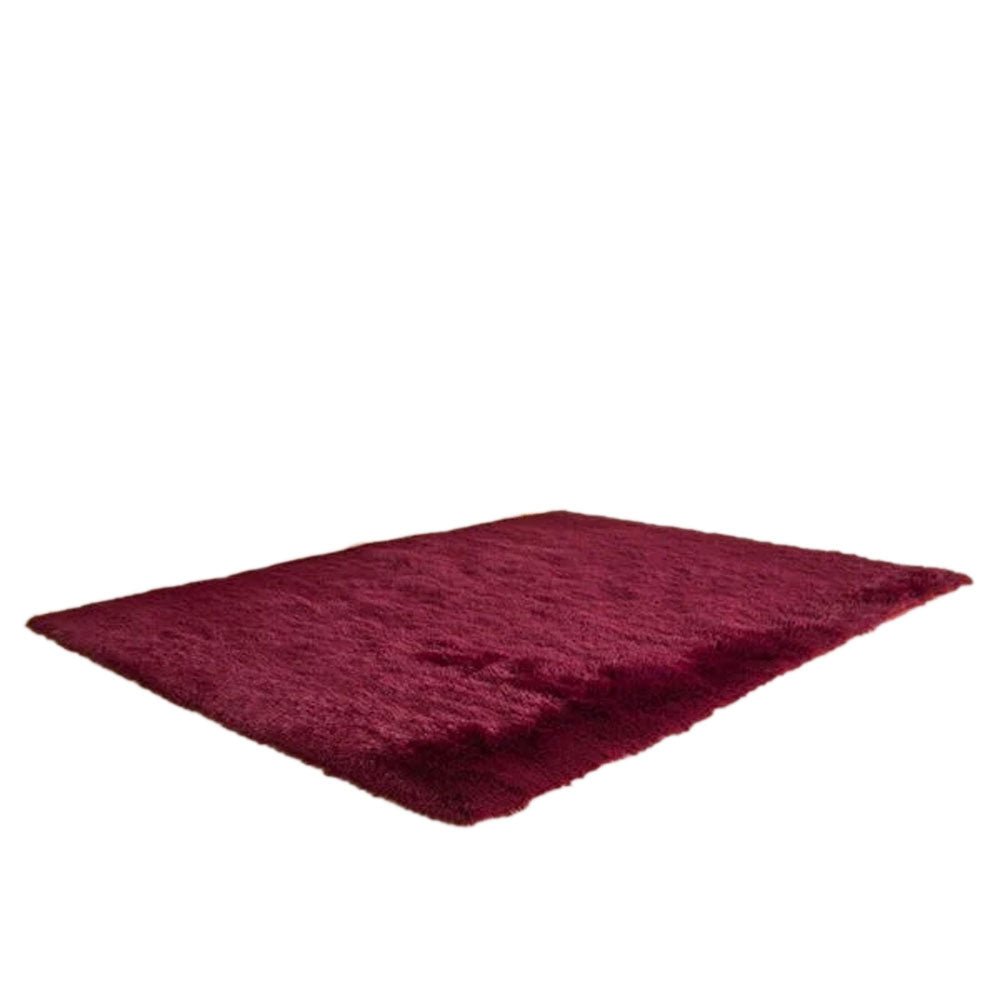 Tapete de Sala Terciopelo Vinotinto 100x150cm Fondo Entero - TAPETES Y ALFOMBRAS | Bylmo