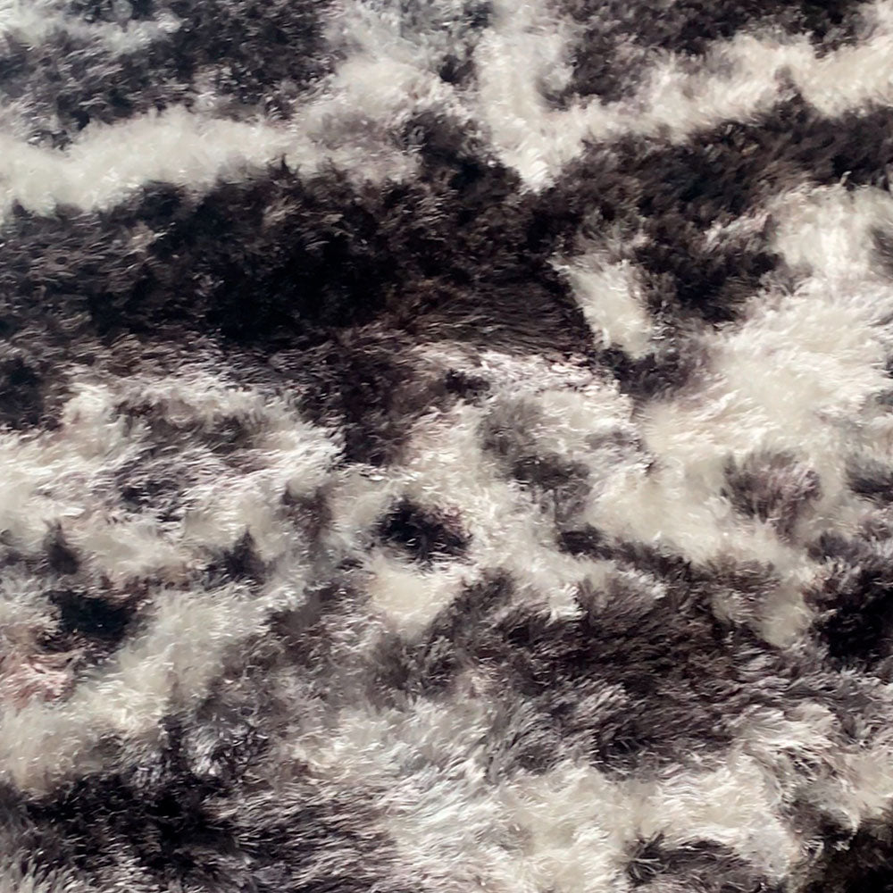 Tapete de Sala Terciopelo Negro y Gris 100x150cm Fondo Entero - TAPETES Y ALFOMBRAS | Bylmo