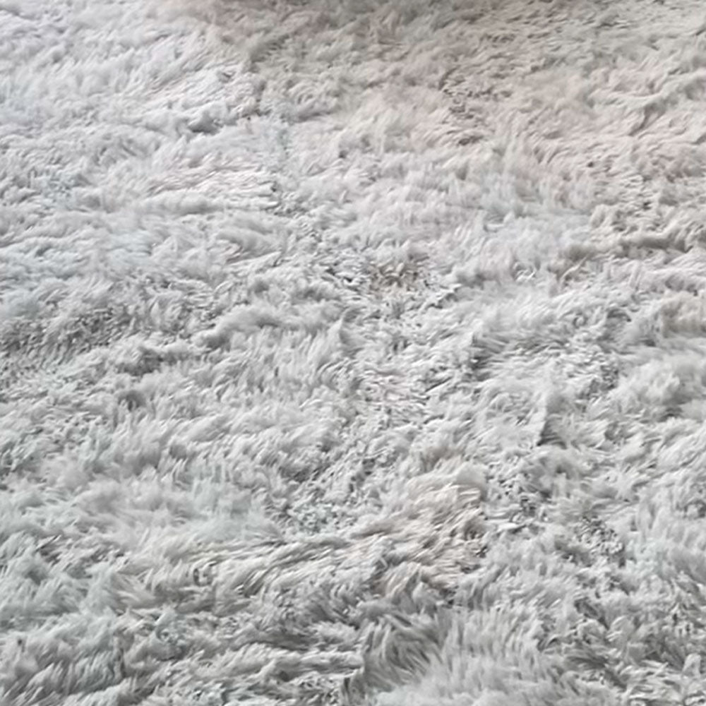 Tapete de Sala Terciopelo Gris Celeste 100x150cm Fondo Entero - TAPETES Y ALFOMBRAS | Bylmo