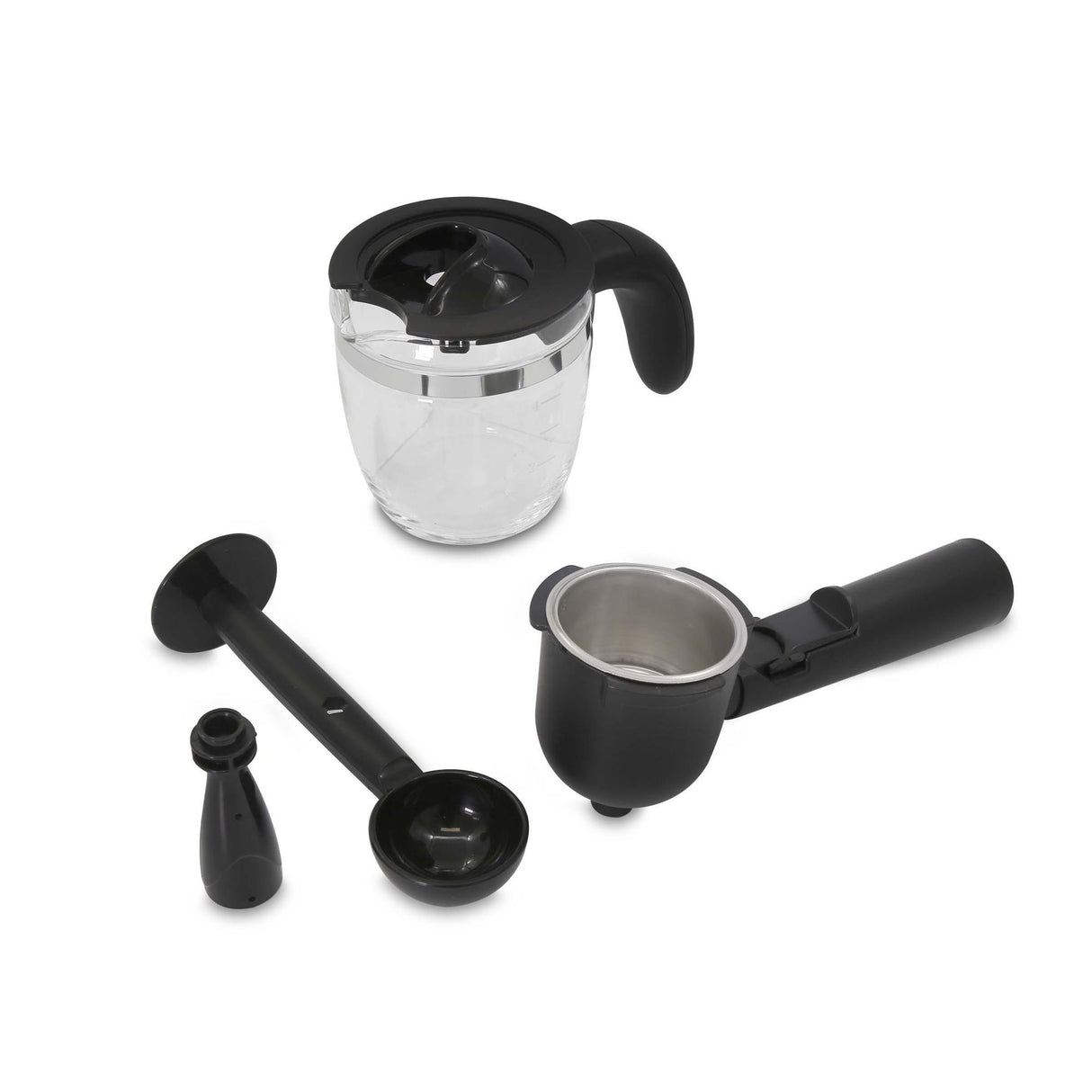 Cafetera Eléctrica Espresso Negro 20x30cm Con Sistema Antigoteo y Boquilla de Vapor Para 2 Tazas - CAFETERAS ELECTRICAS | Bylmo