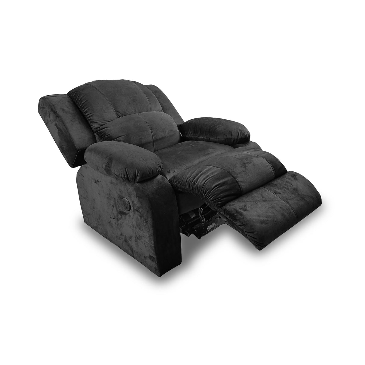 Silla Poltrona Negra 90x75cm De Un Puesto Reclinable - SOFAS Y POLTRONAS | Bylmo