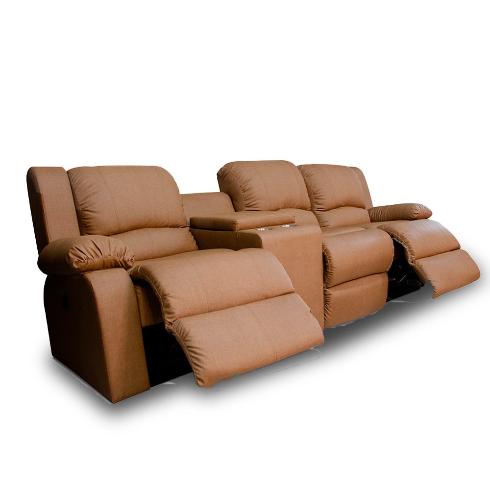 Silla Poltrona Cafe 210x75cm De Tres Puestos Reclinable - SOFAS Y POLTRONAS | Bylmo