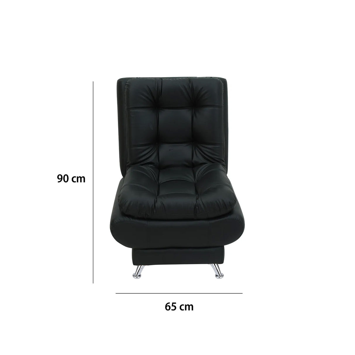 Sala Damasco Negro 150x40cm De Cuatro Puestos Con Sofacama Sillas Auxiliares y Puff - SOFAS Y POLTRONAS | Bylmo