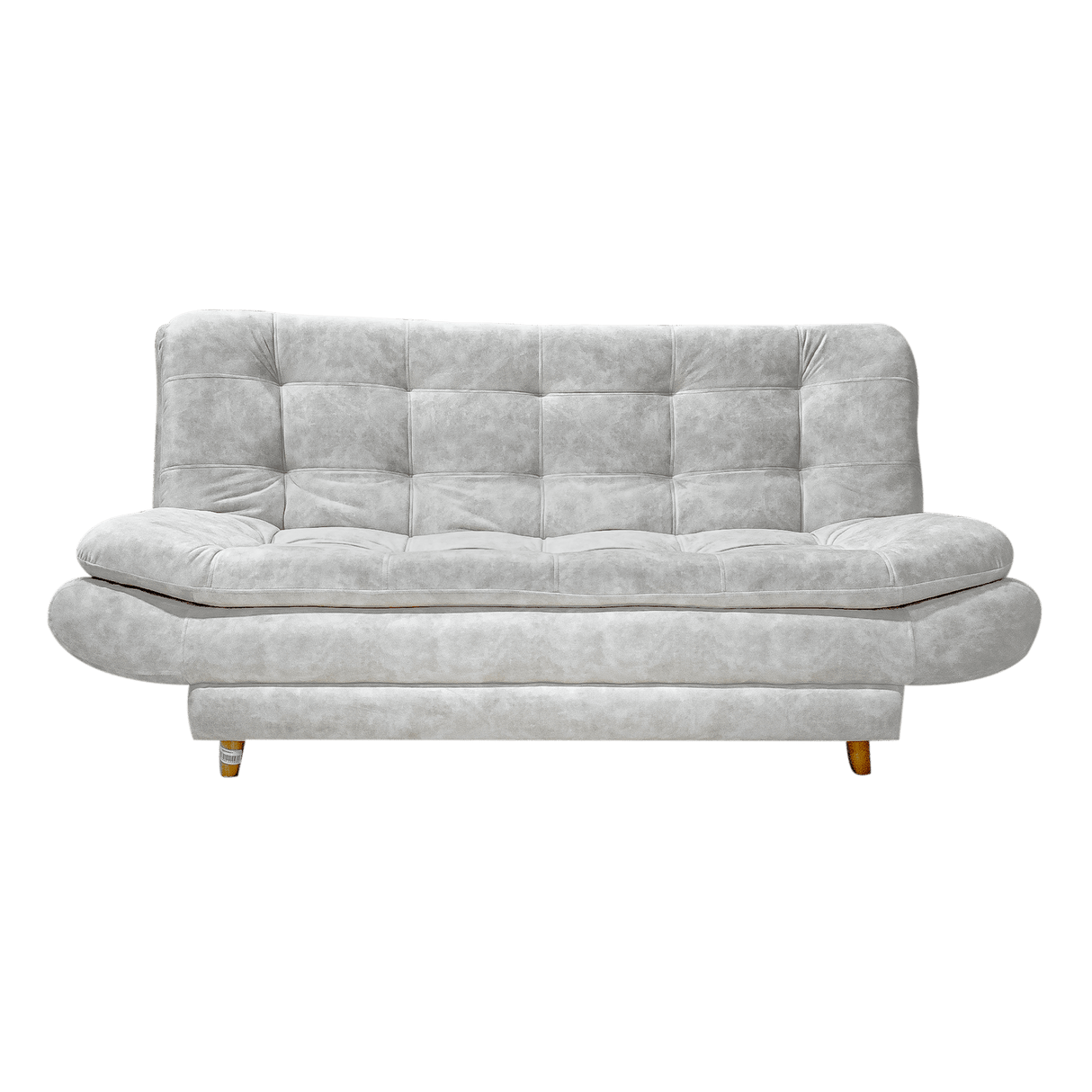 Sala Damasco Gris Claro 180x40cm De Cuatro Puestos Con Sofacama Sillas Auxiliares y Puff - SOFAS Y POLTRONAS | Bylmo