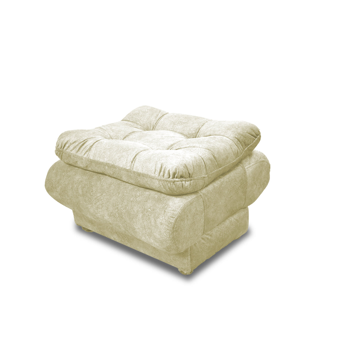 Sala Damasco Beige 150x40cm De Cuatro Puestos Con Sofacama Sillas Auxiliares y Puff - SOFAS Y POLTRONAS | Bylmo