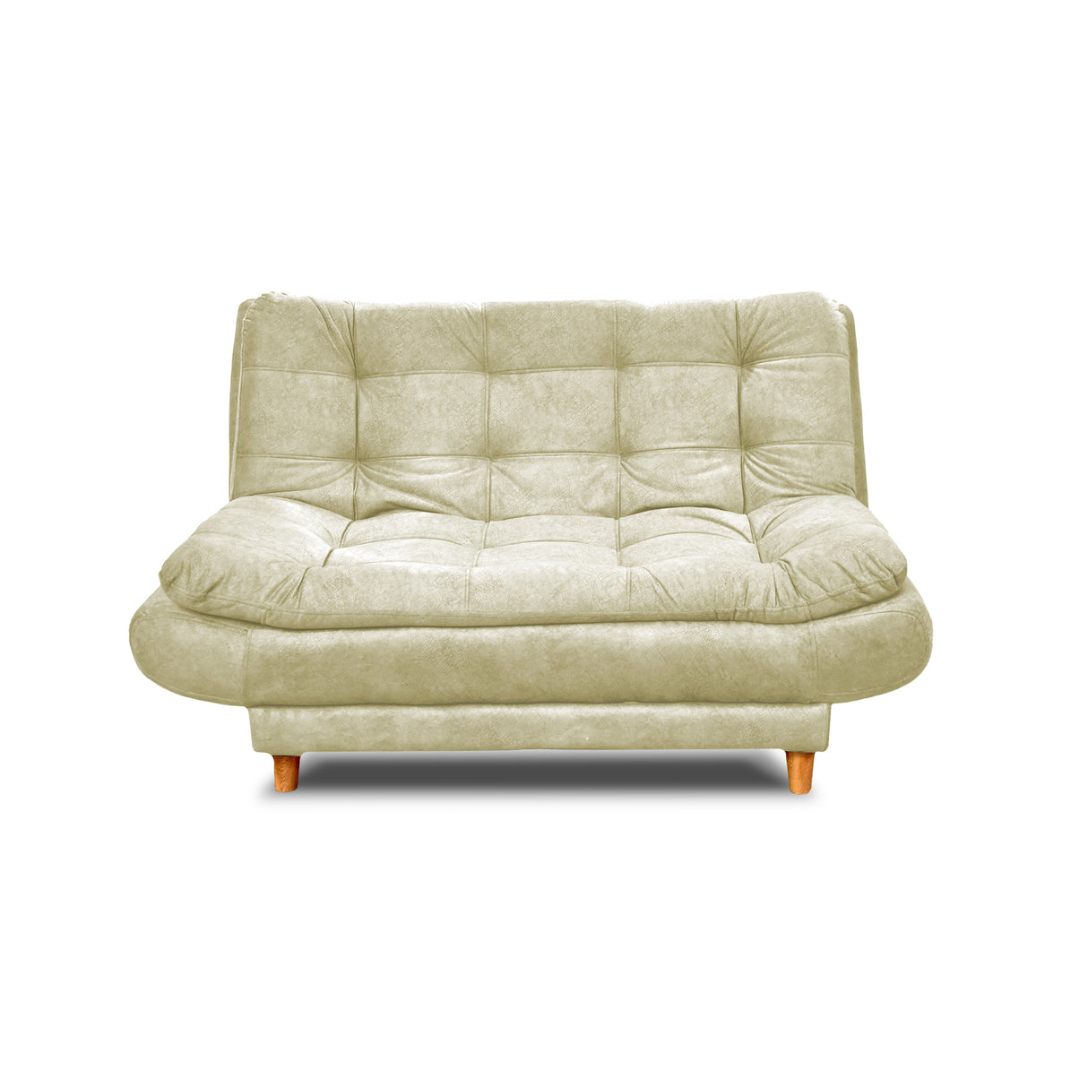 Sala Damasco Beige 150x40cm De Cuatro Puestos Con Sofacama Sillas Auxiliares y Puff - SOFAS Y POLTRONAS | Bylmo