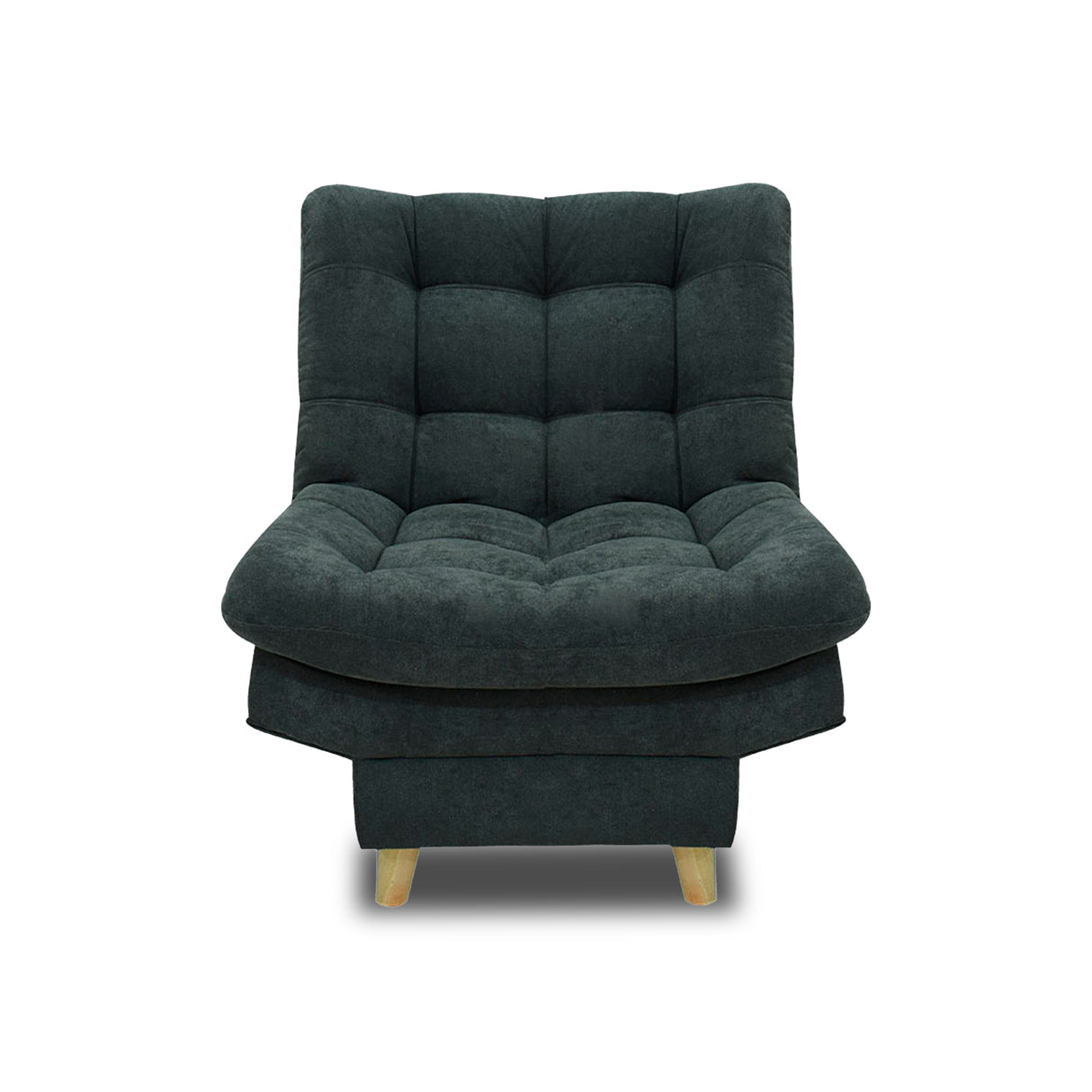 Sala Moltochic Grafito 185x90cm De Cinco Puestos Con Sofacama Sillas Auxiliares y Puff - SOFAS Y POLTRONAS | Bylmo