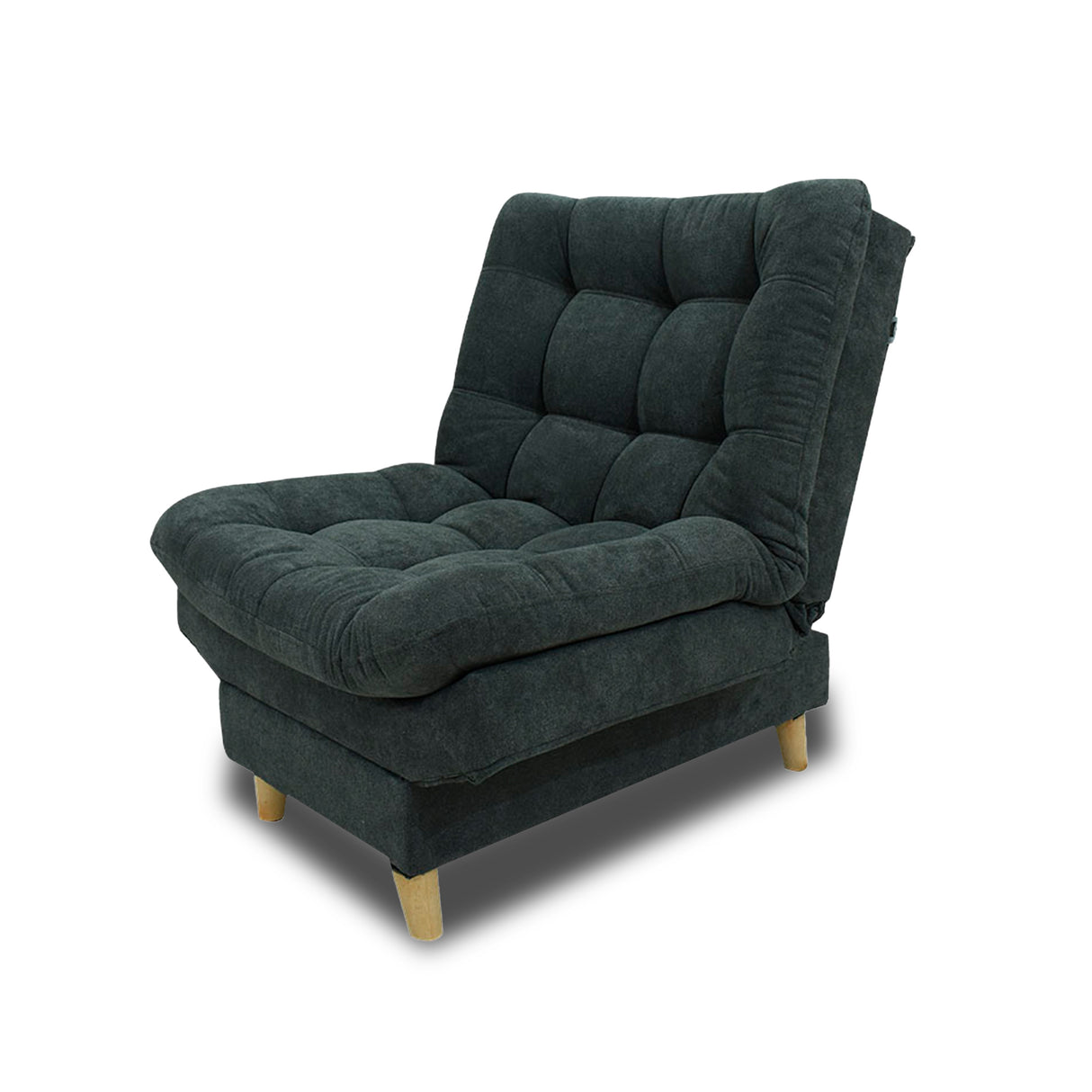 Sala Moltochic Grafito 185x90cm De Cinco Puestos Con Sofacama Sillas Auxiliares y Puff - SOFAS Y POLTRONAS | Bylmo