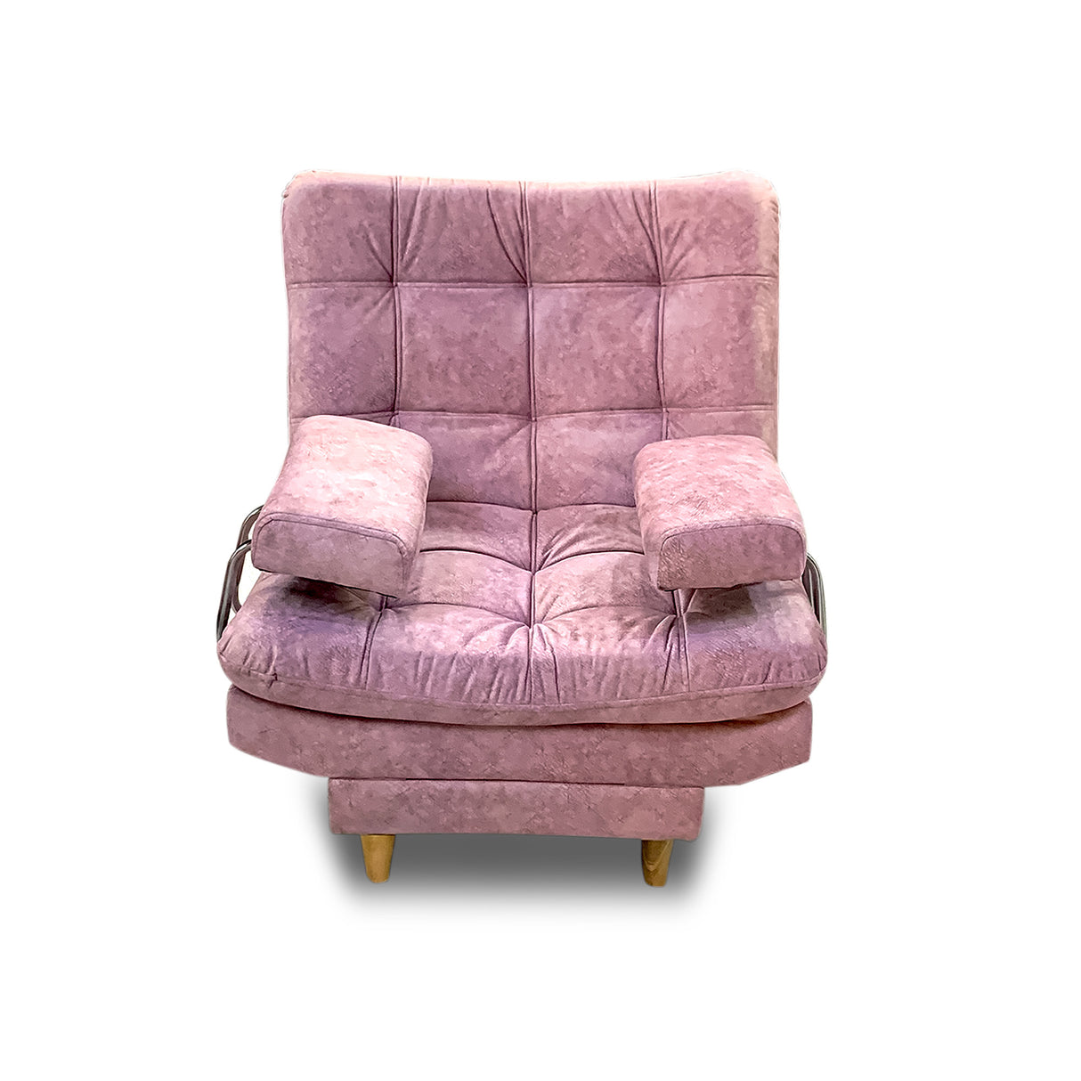 Sala Moltochic Rosa 185x90cm De Cuatro Puestos Con Sofacama Sillas Auxiliares y Puff - SOFAS Y POLTRONAS | Bylmo