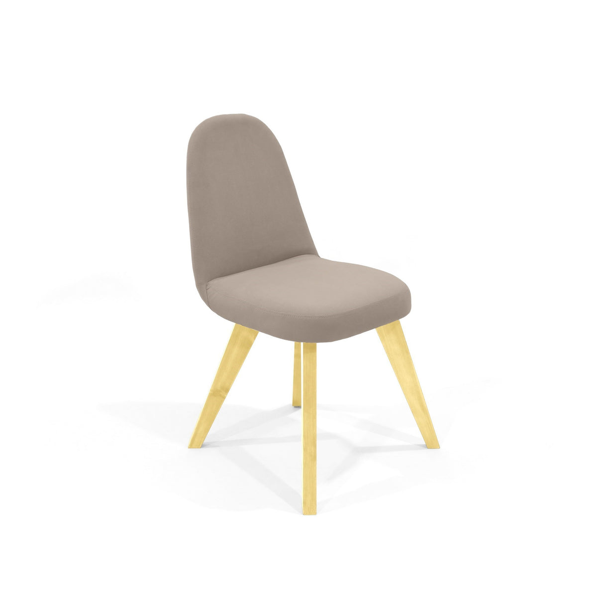 Silla de Comedor Molis Taupe 52x85cm Asiento Cuadradro - SILLAS Y BUTACOS | Bylmo