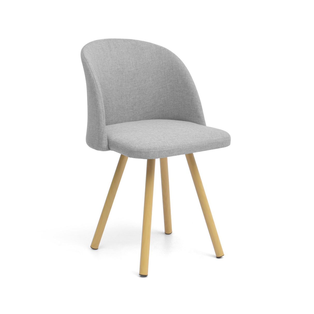 Silla de Comedor Sevilla Plata 49x77cm Asiento Cuadradro - SILLAS Y BUTACOS | Bylmo