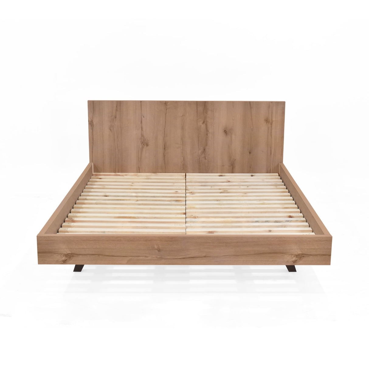 Cama Libia Mácula y Natural 146x90cm para Colchón Doble 140 X 190 Cm con Cabecero - CAMAS | Bylmo