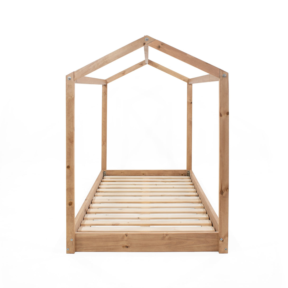 Cama Infantil Montessori Caoba 107x151cm para Colchón Sencillo 100 X 190 Cm - CAMAS | Bylmo