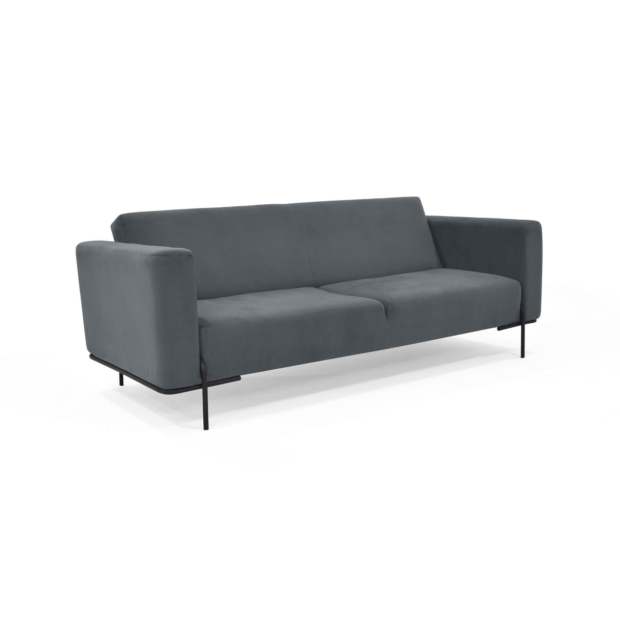 Sofacama Barcelona Gris 210x81cm de Tres Puestos Recinable con Apoya Brazos - SOFAS Y POLTRONAS | Bylmo