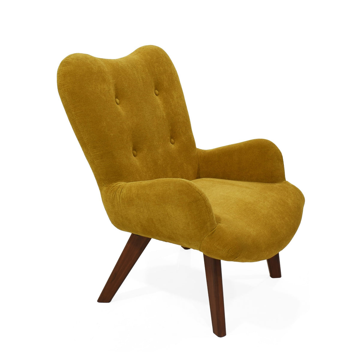 Poltrona Veneto Mostaza 59x98cm de Un Puesto con Apoya Brazos - SOFAS Y POLTRONAS | Bylmo