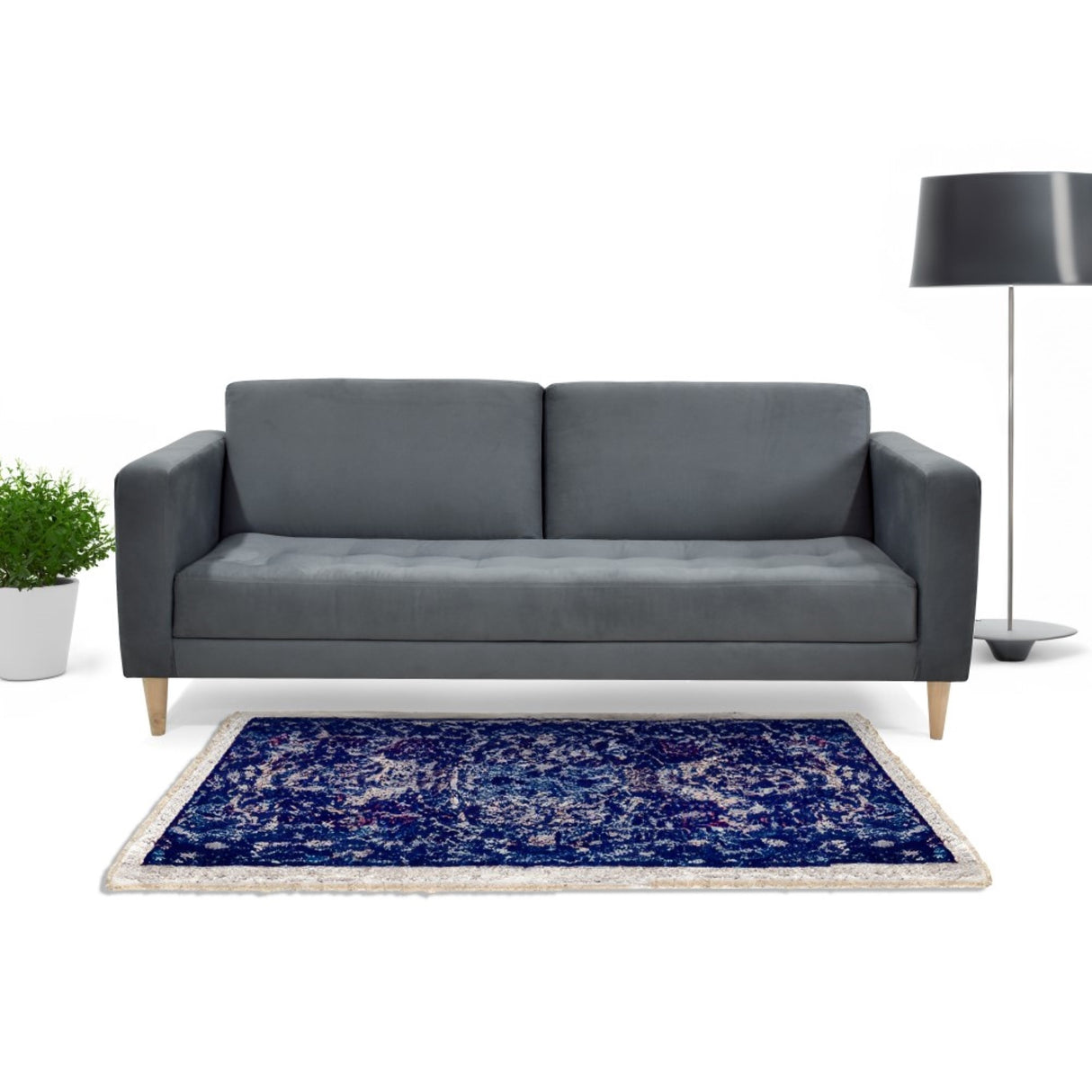 Sofacama Babilonia Gris 205x86cm de Tres Puestos Recinable con Apoya Brazos - SOFAS Y POLTRONAS | Bylmo