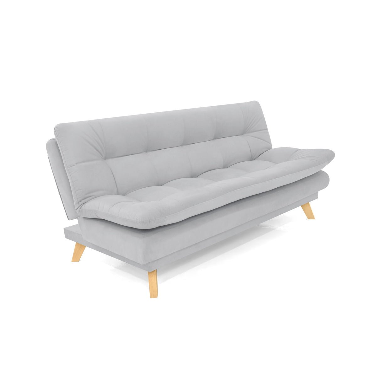 Sofacama Munich Plata 180x85cm de Tres Puestos Recinable Resistente a Rasguños - SOFAS Y POLTRONAS | Bylmo