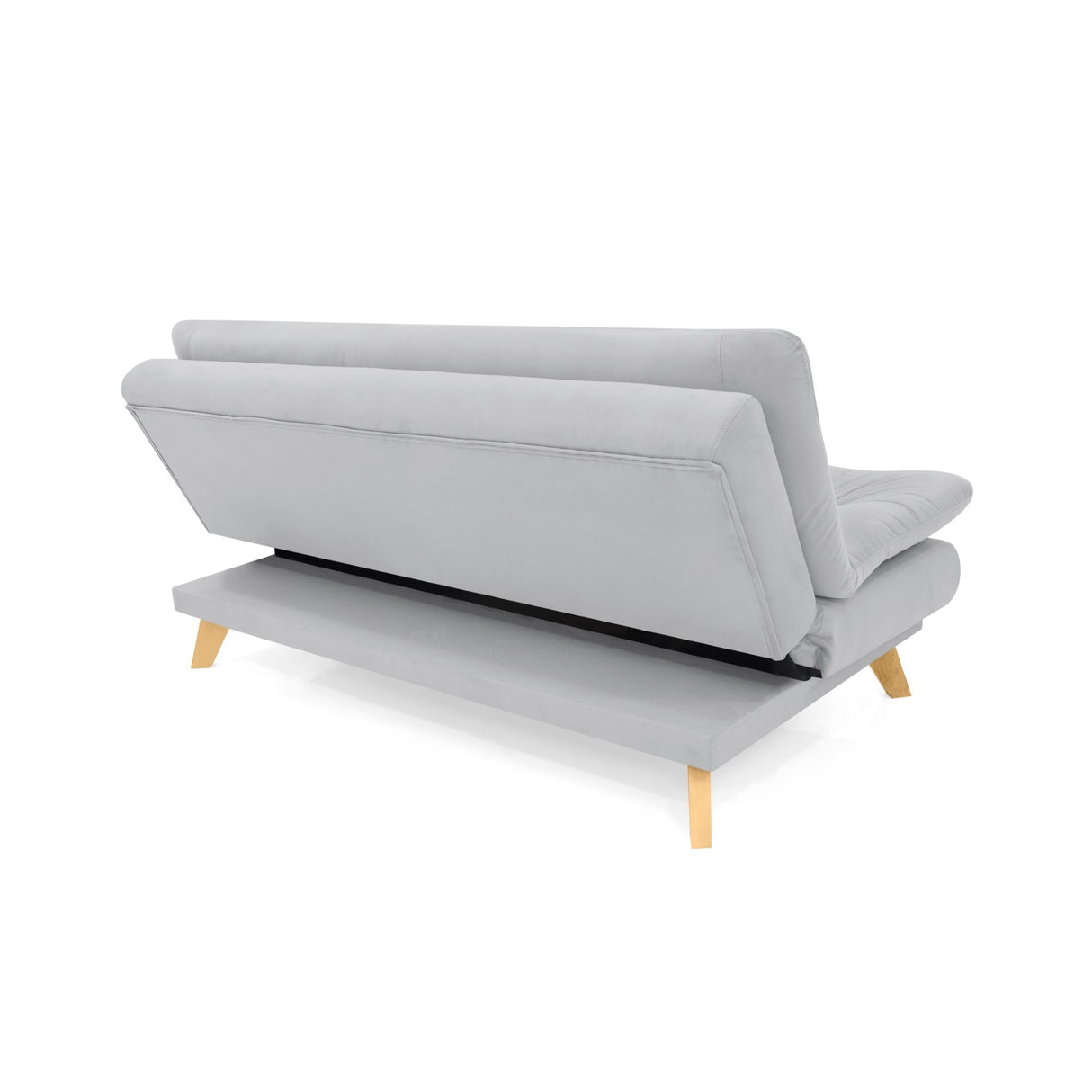 Sofacama Munich Plata 180x85cm de Tres Puestos Recinable Resistente a Rasguños - SOFAS Y POLTRONAS | Bylmo