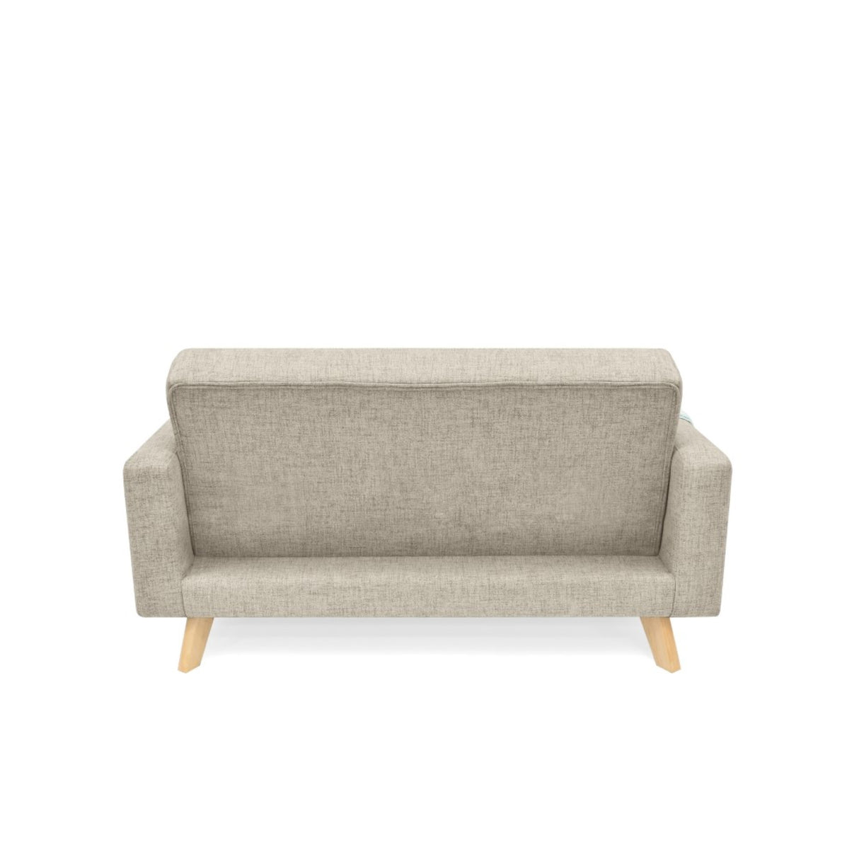 Sofá Barza Taupe 150x83cm de Dos Puestos con Apoya Brazos - SOFAS Y POLTRONAS | Bylmo
