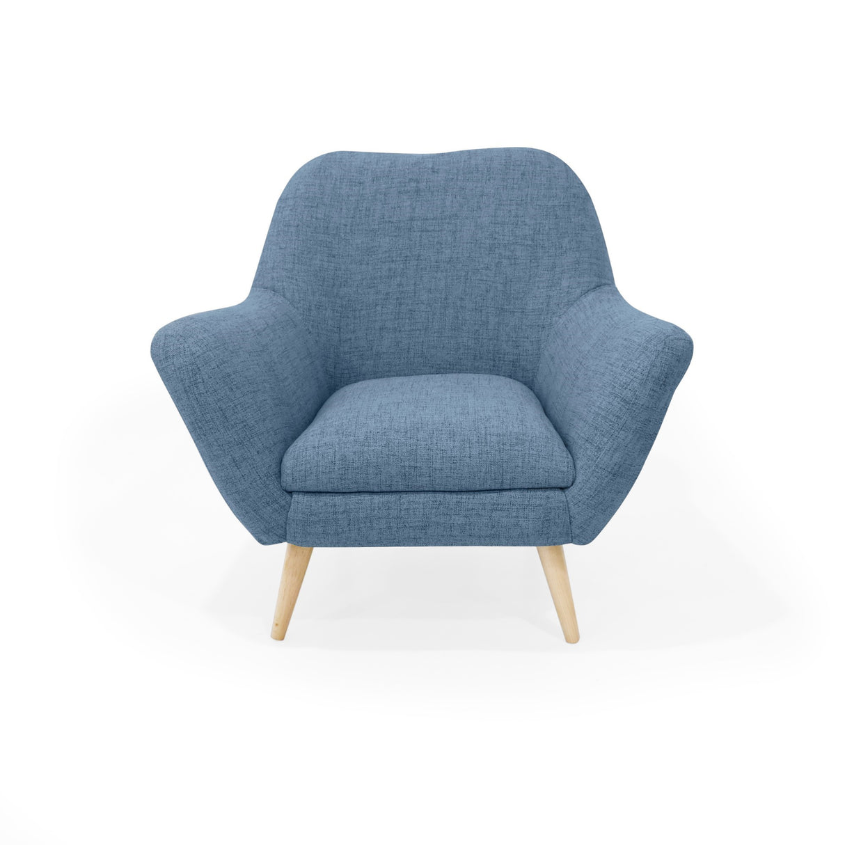 Poltrona Cannes Indigo 84x85cm de Un Puesto con Apoya Brazos - SOFAS Y POLTRONAS | Bylmo