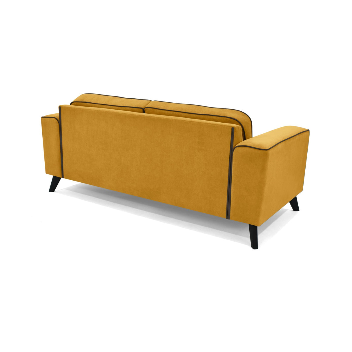 Sofá Lotus Mostaza 190x83cm de Dos Puestos con Apoya Brazos - SOFAS Y POLTRONAS | Bylmo