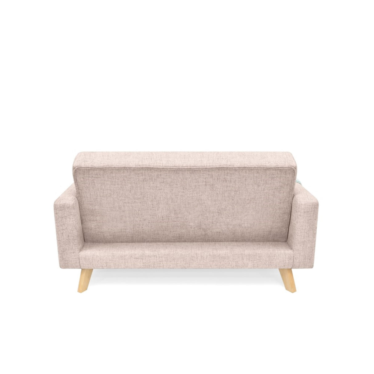 Sofá Barza Rosa 150x83cm de Dos Puestos con Apoya Brazos - SOFAS Y POLTRONAS | Bylmo