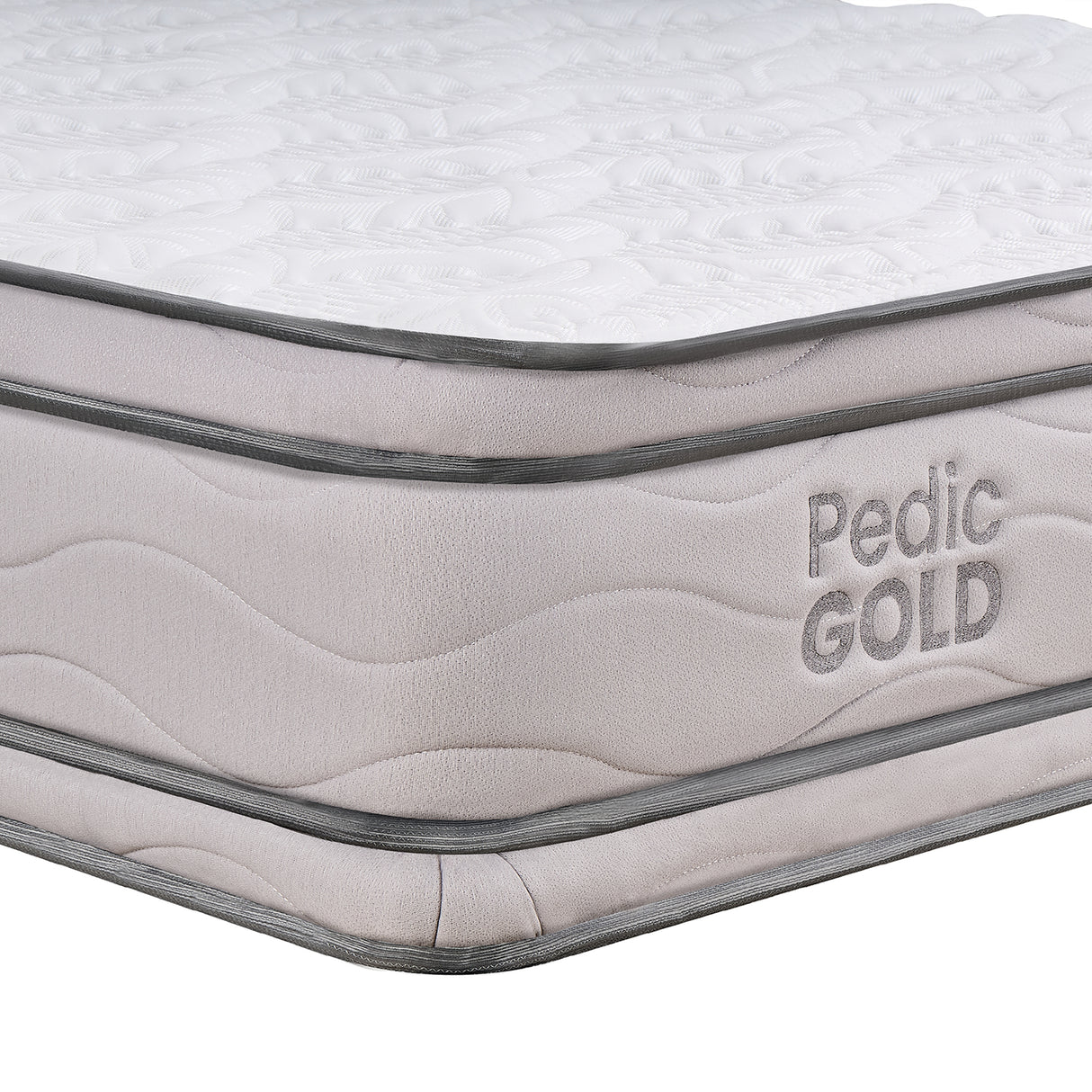 Colchón Firme Pedic Gold Blanco Sencillo 100x190cm Ortopedico con Pillow Doble - COLCHONES | Bylmo