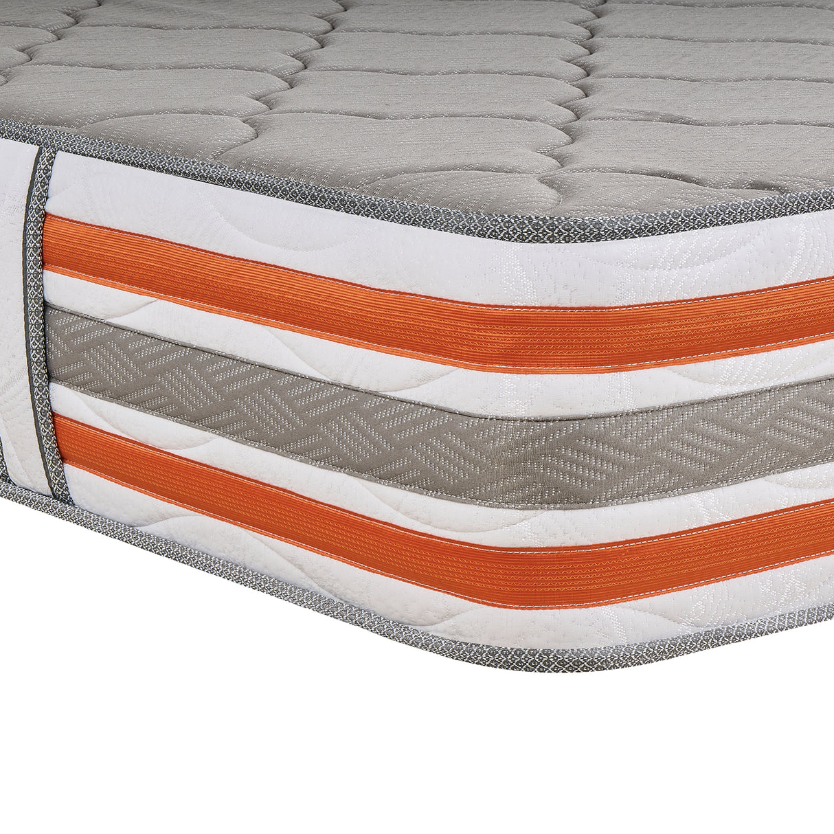 Colchón Firme Concord Pedic Gris Claro Sencillo 100x190cm Ortopedico - COLCHONES | Bylmo