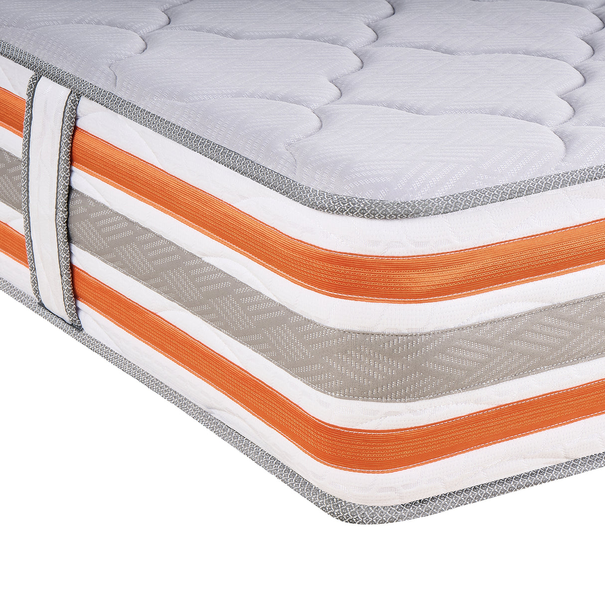 Colchón Firme Concord Pedic Gris Claro Queen 160x190cm Ortopedico - COLCHONES | Bylmo