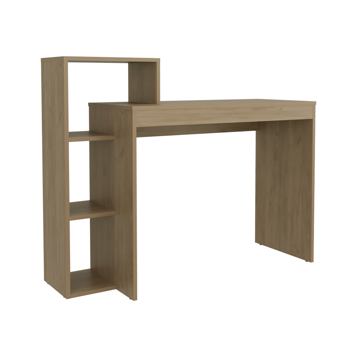 Escritorio con Biblioteca Britt Fresno Europeo 110x90cm sin Cajones - ESCRITORIOS | Bylmo