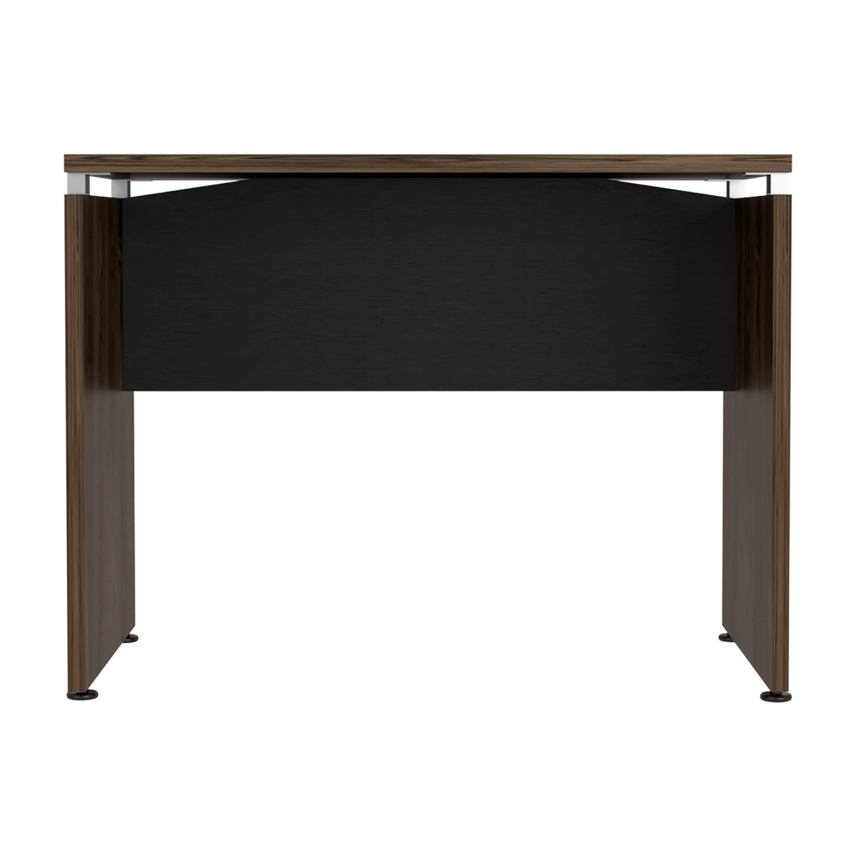 Escritorio Home Wengue y Coñac 100x75cm sin Cajones - ESCRITORIOS | Bylmo