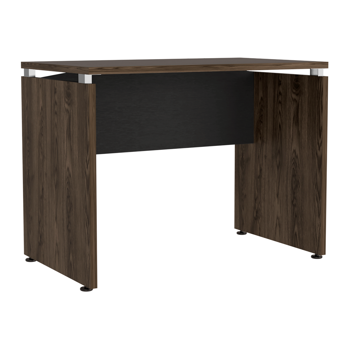 Escritorio Home Wengue y Coñac 100x75cm sin Cajones - ESCRITORIOS | Bylmo