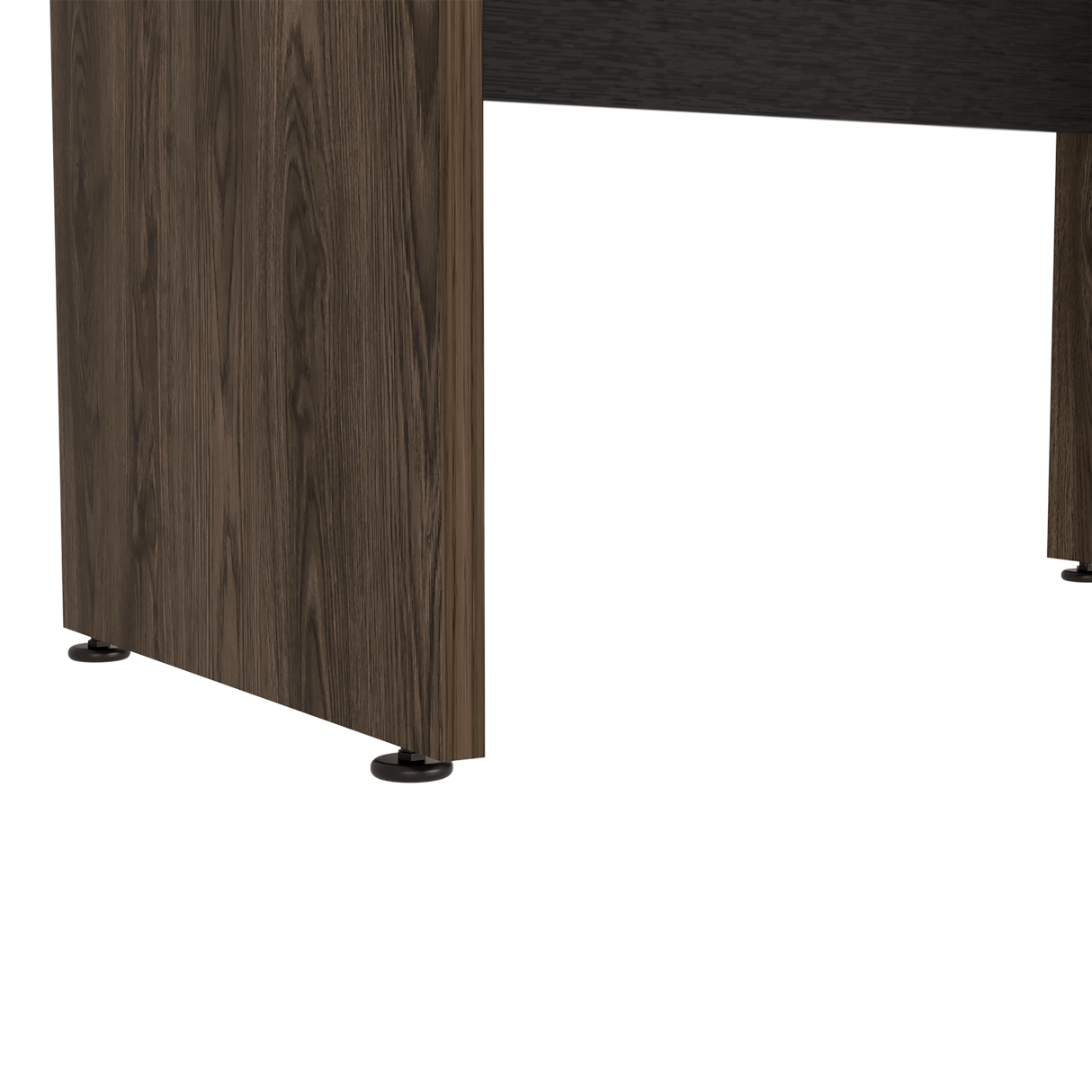 Escritorio Home Wengue y Coñac 100x75cm sin Cajones - ESCRITORIOS | Bylmo