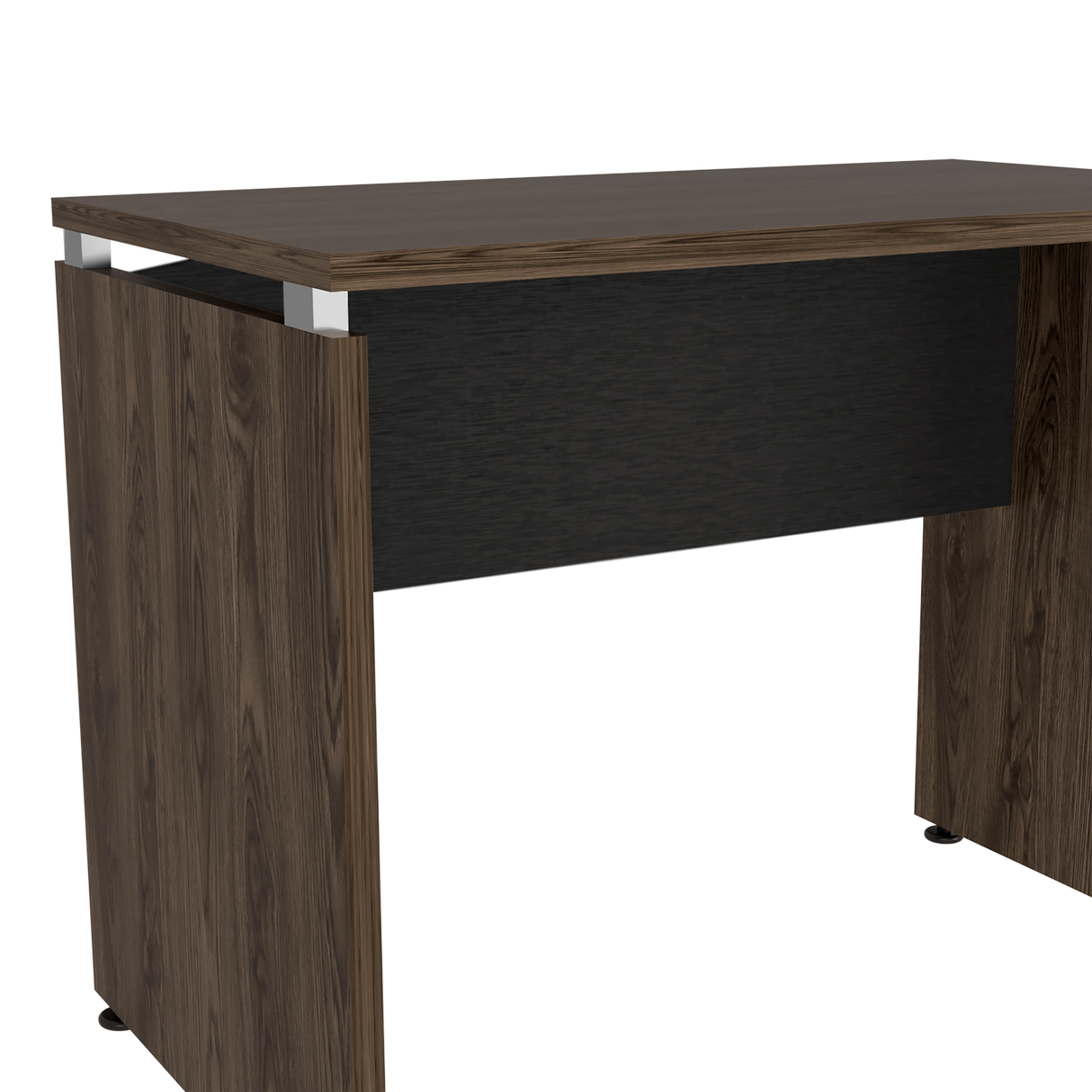 Escritorio Home Wengue y Coñac 100x75cm sin Cajones - ESCRITORIOS | Bylmo