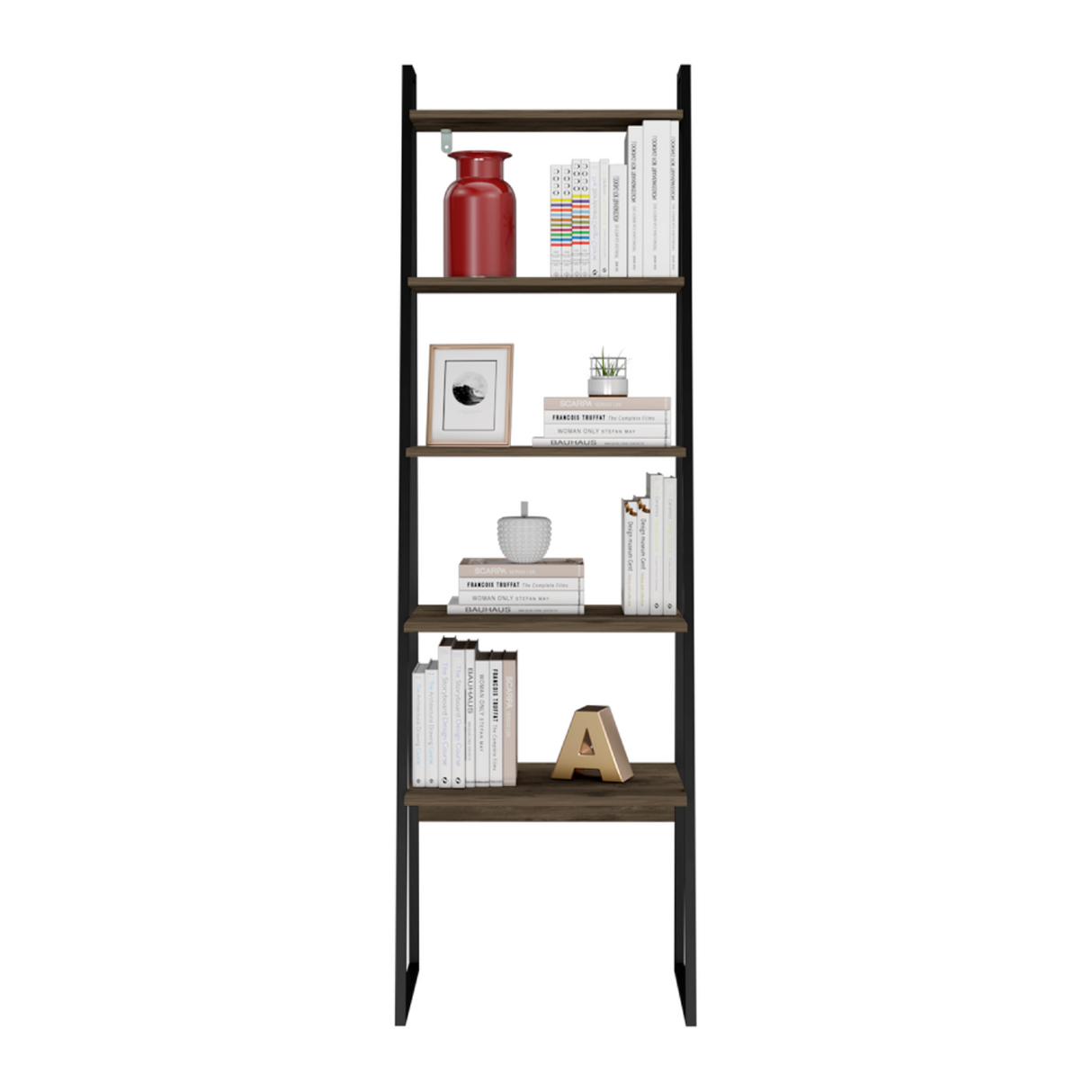 Biblioteca Escalera Soho Bellota 54.8x177.4cm con Cuatro Compartimientos - BIBLIOTECAS Y ESTANTERIAS | Bylmo