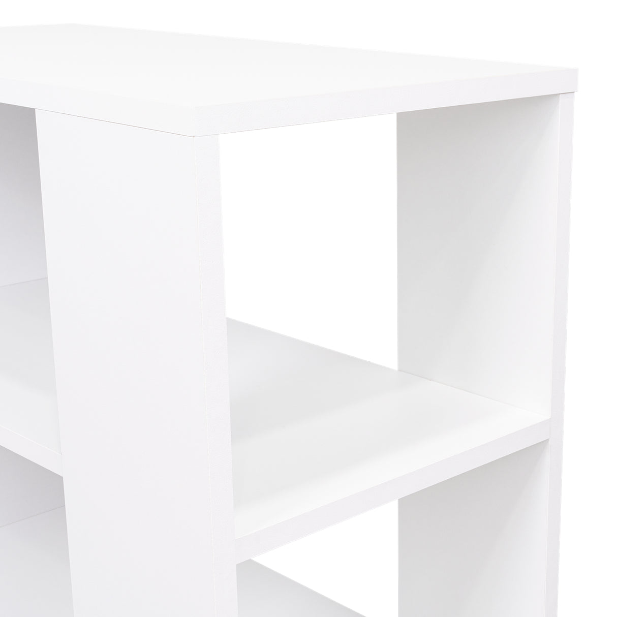 Mueble Auxiliar Garden Blanco 60x50cm Rectangular con Dos Compartimientos - MESAS AUXILIARES | Bylmo