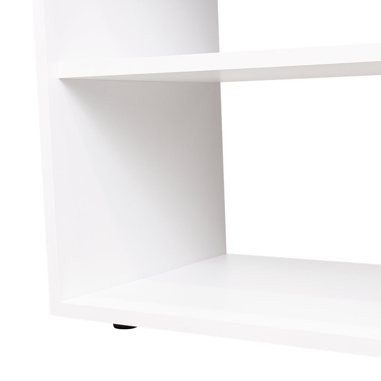 Mueble Auxiliar Garden Blanco 60x50cm Rectangular con Dos Compartimientos - MESAS AUXILIARES | Bylmo
